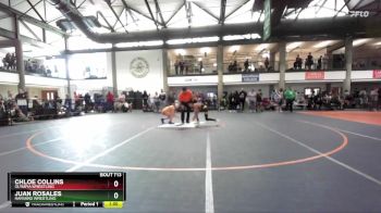 80-89 lbs Cons. Round 1 - Chloe Collins, Olympia Wrestling vs Juan Rosales, Harvard Wrestling