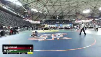 4 lbs Quarterfinal - Elias McDonald, Sumner vs Troy Valentine, Lake Stevens
