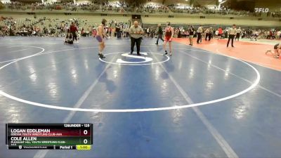 125 lbs Cons. Semi - Logan Eddleman, Odessa Youth Wrestling Club-AAA vs Cole Allen, Pleasant Hill Youth Wrestling Club-AAA