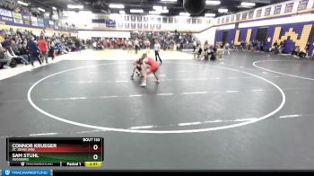 141 lbs Quarterfinal - Sam Stuhl, Augsburg vs Connor Krueger, St. Johns (MN)