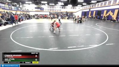 141 lbs Quarterfinal - Sam Stuhl, Augsburg vs Connor Krueger, St. Johns (MN)