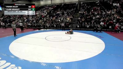 4A 165 lbs Semifinal - Fisher Jolley, Timpanogos vs Clark Weakley, Snow Canyon