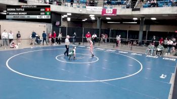 95 lbs Cons. Round 5 - Sophia Mundy, Unattached vs Sierra Tuttle, Unattached