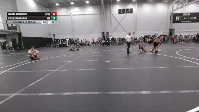 175 lbs Round 3 (6 Team) - Cole Dunham, Iron Horse Blue vs Gabe English, GPS White