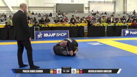 Nicholas Mario Angeloni vs Phalen James Carron 2025 World IBJJF Jiu-Jitsu No-Gi Championship