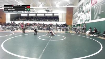 113 lbs Quarterfinal - Alex Butler, Villa Park vs Julian Lopez, Arroyo