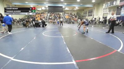 150 lbs Cons. Round 7 - Chase McKay, Laguna Hills vs Thomas Alvarez, Mayfair