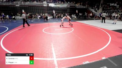 116 lbs Quarterfinal - Ayden Corona, Green River Grapplers vs Cameron Pieper, Junior Cougars WC