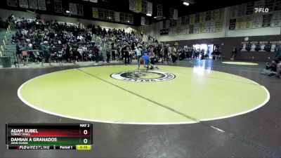 144 lbs Cons. Round 3 - Adam Subel, Torrey Pines vs Damian A Granados, John Glenn