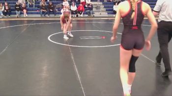 120 lbs Round 3 - Khloe Wiseman, Adams Central vs Jersey Gennrich, Columbus