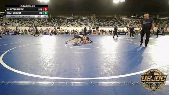 120 lbs Consi Of 8 #1 - Klayton Meek, D3 Wrestling Cluib vs Kiah Locust, Cowboy Wrestling Club