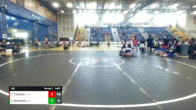 150 lbs Round 5 (8 Team) - Lucas Karlsson, Avalon WC vs Troy Thaxton, Wakulla WC