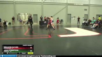 160 lbs Round 1 (16 Team) - Benjamin Blyveis, Michigan Red vs Aiden Robertson, Nebraska