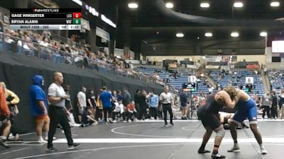 285 lbs Champ. Round 3 - Bryan Alanis, Wayland Baptist (Texas) vs Gage Wingerter, Labette Community College