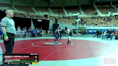 D1-152 lbs Semifinal - Eunique Canchola Salazar, Marana vs Jaylean Alfaro, Sunnyside H.S.