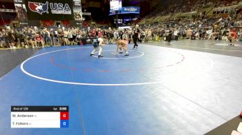 132 lbs Rnd Of 128 - William Anderson, Alabama vs Truman Folkers, Iowa