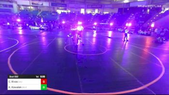 123 lbs Consolation - Caleb Rivas, Cali Warriors WC vs Kaden Kowalek, Golden Eagles WC