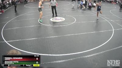 5A 175 lbs Semifinal - Terrell Edwards, Dorman vs Edward Pitts, River Bluff Hs