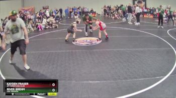 62 lbs Round 1 - Kayden Fraser, Jet Wrestling Club vs River Brehm, LWC Express