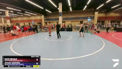 190 lbs Semifinal - Nate Beagle, Highlander Wrestling Club vs Ethan Sanchez, Boneyard Wrestling Academy