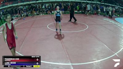 100 lbs Round 2 - Thaddeus Cox, Montana vs Luke Hesse, Montana