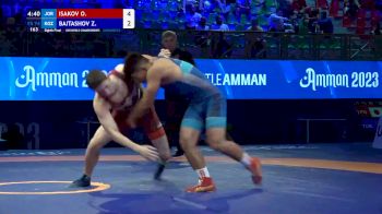 74 kg 1/8 Final - Orts Isakov, Jordan vs Zhakshylyk Baitashov, Kyrgyzstan