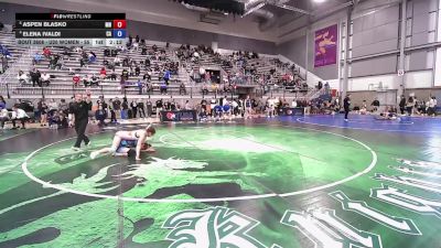 U20 Women - 55 lbs Quarters - Aspen Blasko, MN vs Elena Ivaldi, CA