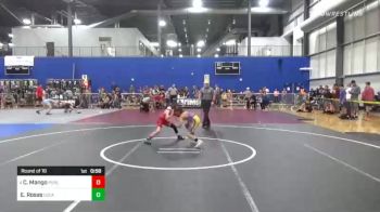 62 lbs Round Of 16 - Cayden Mango, Purler Wrestling vs Ezekiel Rosas, Local 117