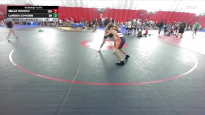 130-131 B Round 1 - Shane Dodson, Oswego vs Camden Johnson, Waukee Warriors