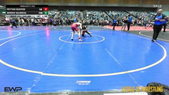 125 lbs Quarterfinal - Peyton Boston, Van Buren Matdawgs vs Sergio Valencia, Farmersville