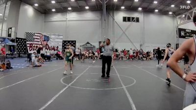 100 lbs Round 4 (6 Team) - Colton Riordan, The Outsiders vs John Kenny, Broad Axe White