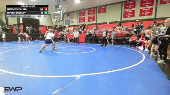 170 lbs Consi Of 8 #1 - Maddox Collins, Skiatook HS vs Jayden Bradley, Tulsa Hale