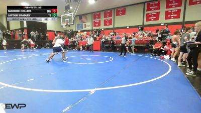 170 lbs Consi Of 8 #1 - Maddox Collins, Skiatook HS vs Jayden Bradley, Tulsa Hale