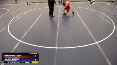 285 lbs Quarterfinal - Hayden Skillings, Coon Rapids Mat Bandits vs Samuel Kirton, Elk River Wrestling