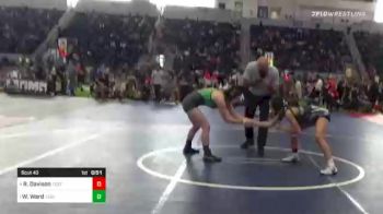 130 lbs Quarterfinal - London Houston, Ford Dynasty WC vs Skylee Butler, Swamp Monsters