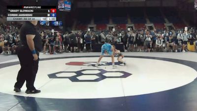 94 lbs Champ. Rd Of 64 - Grady Glowacki, Illinois vs Corbin Jansheski, Michigan