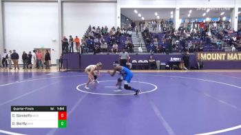 106 lbs Quarterfinal - Chris Gandolfo, Salesianum vs Dj Bartly, Fairfax