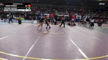 170 lbs Champ. Round 2 - Whitney Heaton, Garden Valley vs Sarah Toribau, Oakley