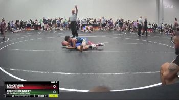 85 lbs Cons. Round 3 - Colton Bennett, LG PAL Braves Wrestling vs Lance Vigil, Pomona Elite