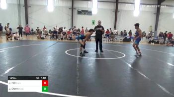 145 lbs Consolation - Jared Hill, Team Tulsa vs Jaylon Otero, Team Tulsa