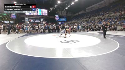 113 lbs Champ. Rd Of 64 - Gabriel Martinez, California vs Vincent DeMarco, Illinois