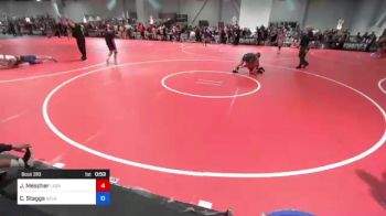 90 lbs Semifinal - Jake Mescher, Legacy Wr Ac vs Cael Staggs, Nevada Elite