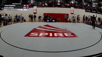 97 kg Champ. Round 1 - Max Ramberg, Viking RTC vs Adam Ortega, Charleston Regional Training Center