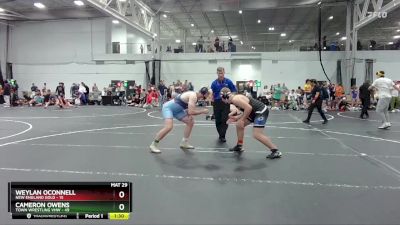 190 lbs Round 6 (8 Team) - Jack Davidson, New England Gold vs Matt Powers, Town Wrestling VHW