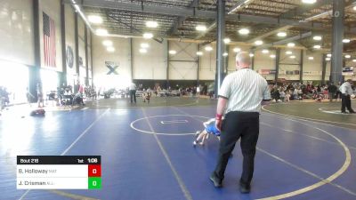 53 lbs Rr Rnd 2 - Bear Holloway, Mat Demon WC vs Jayden Crisman, All-Phase WC