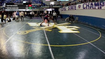 126 lbs Consi Of 8 #1 - Dayton Daniel, ALA Lexington vs Bryan Sanchez, Hardeeville
