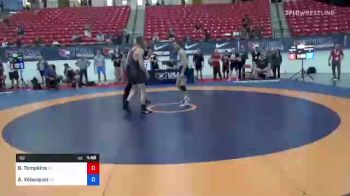 62 lbs Semifinal - Blake Tompkins, Idaho vs Alesio Velasquez, Nevada
