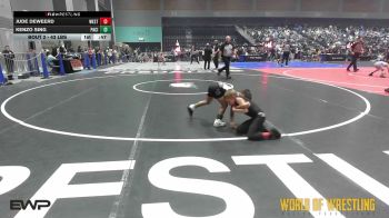 43 lbs Quarterfinal - Jude DeWeerd, Westshore Wrestling Club vs Kenzo Sing, Pacific Edge Wrestling