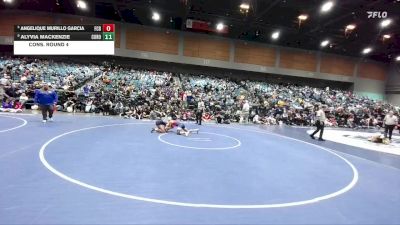 115 lbs Cons. Round 7 - Amea Whittington, Caldwell vs Aitana Flores, Coronado