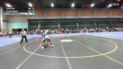 130 lbs Cons. Round 7 - Faith Raji, Will C. Wood vs Taylor Ward, Barlow